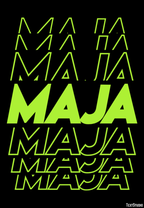 Maja Efekt tekstowy