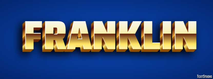Franklin Efekt tekstowy