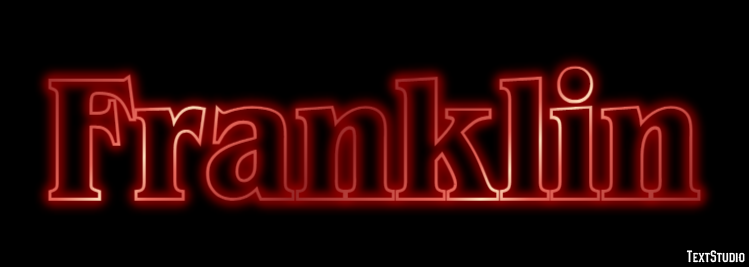 Franklin Efekt tekstowy