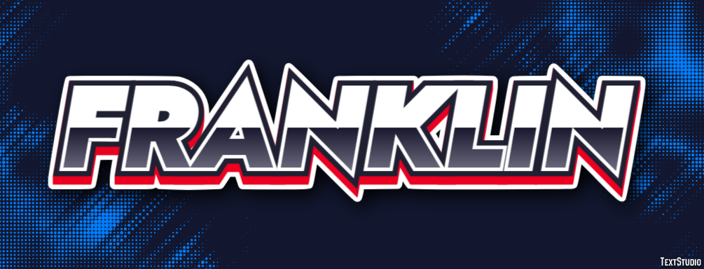 Franklin Texteffekt