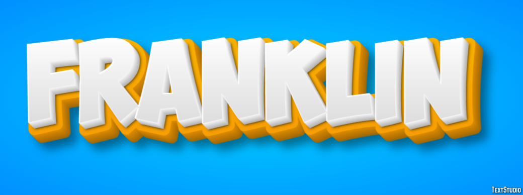 Franklin Efekt tekstowy
