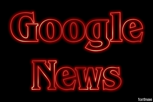 Google News Texteffekt