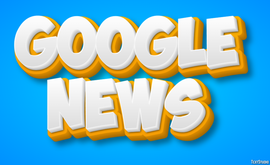 Google News Efeito de texto