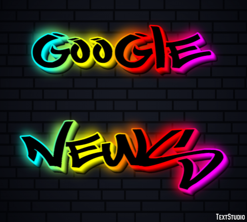 Google News Efeito de texto