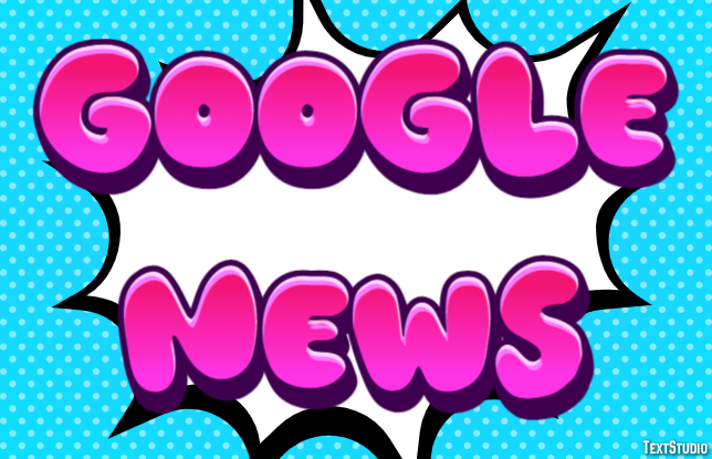 Google News Texteffekt