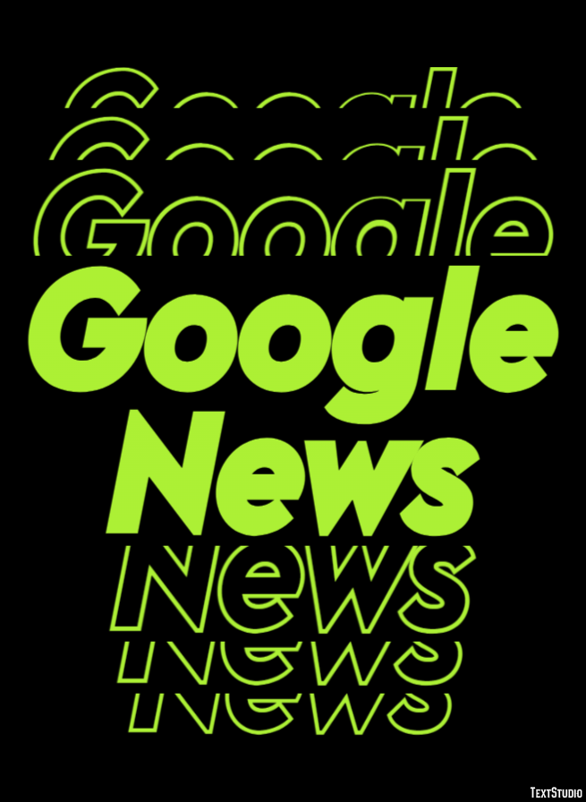 Google News Texteffekt