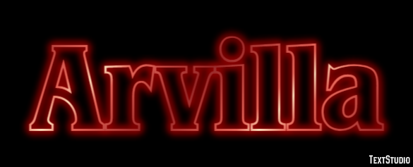 Arvilla Text effect