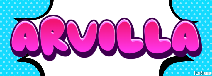 Arvilla Text effect