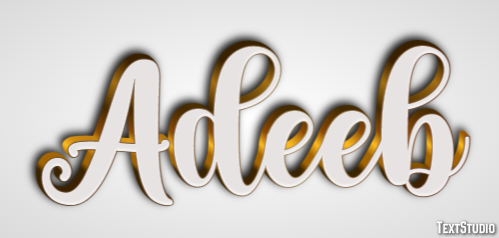Adeeb Text Effect
