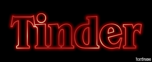 Tinder Text effect