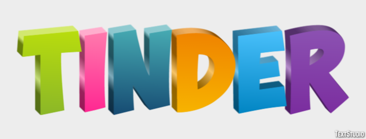 Tinder Text Effect