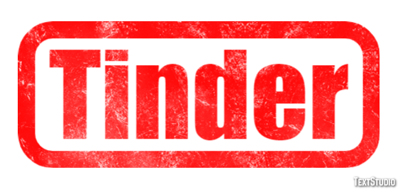 Tinder Text effect