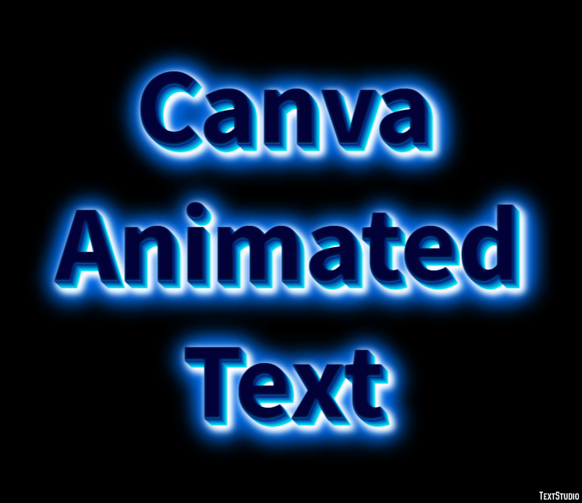 Canva Animated Text Text Effect