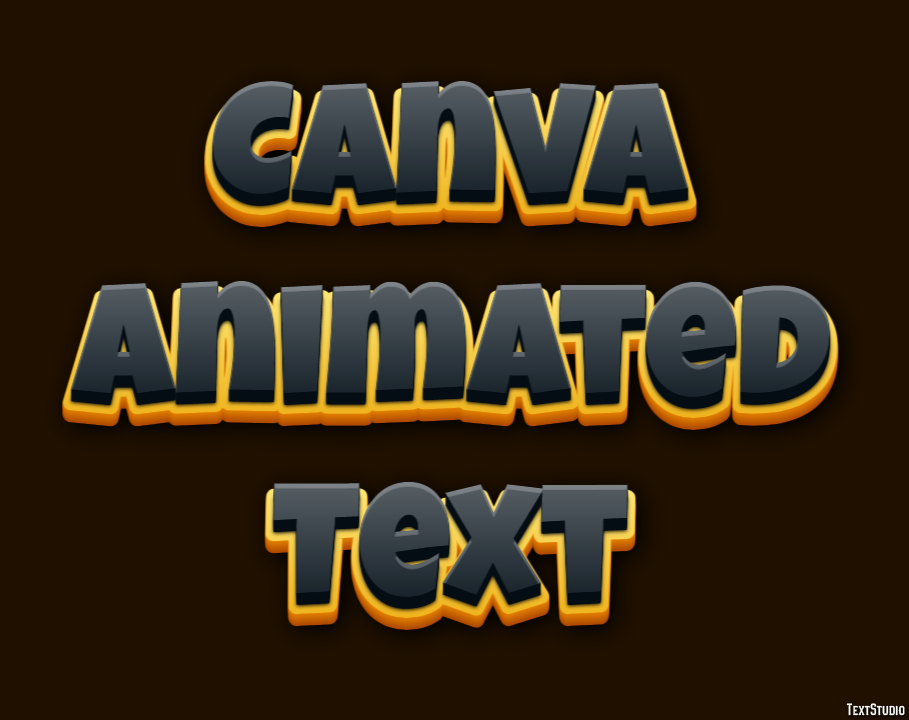 Canva Animated Text Text Effect