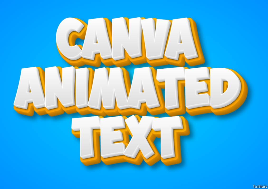 Canva Animated Text Text Effect