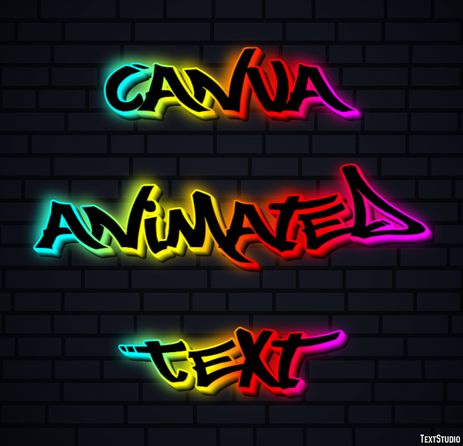 Canva Animated Text Text Effect