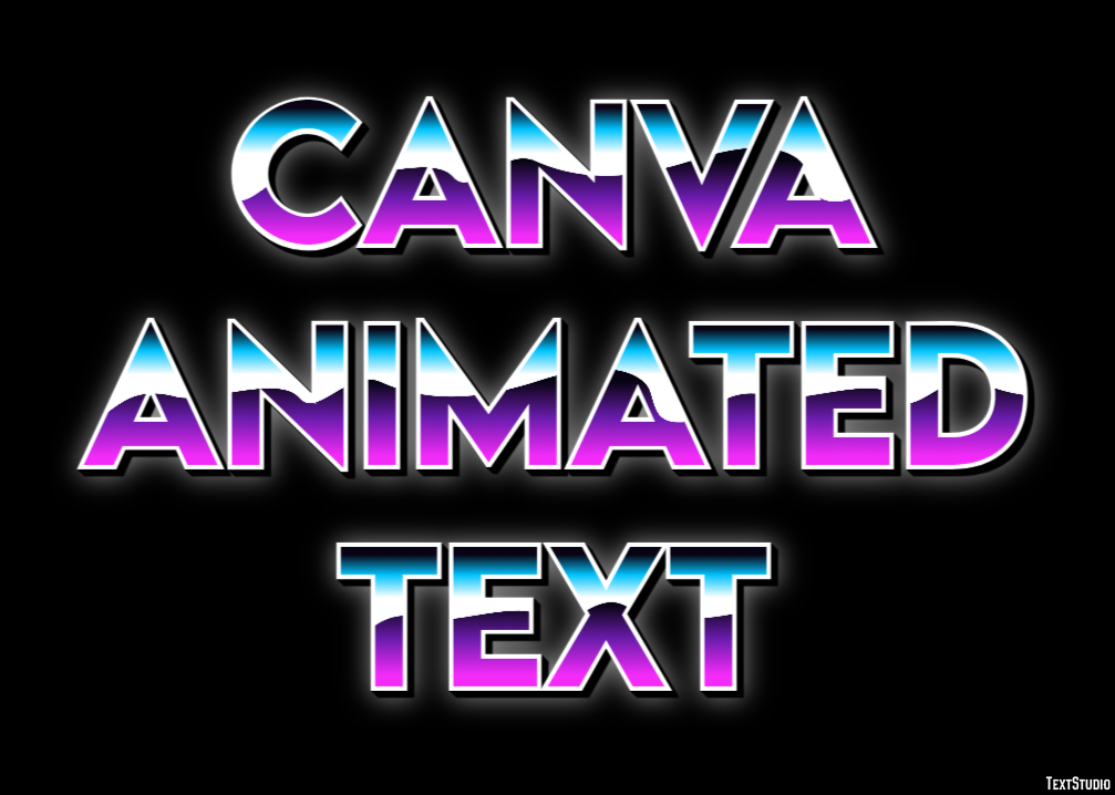 Canva Animated Text Texteffekt