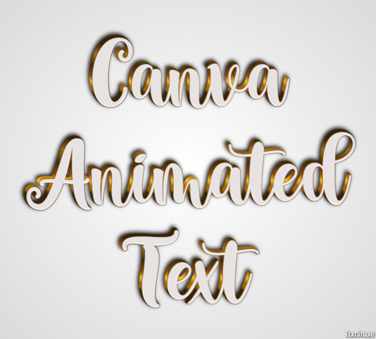 Canva Animated Text Metin Efekti
