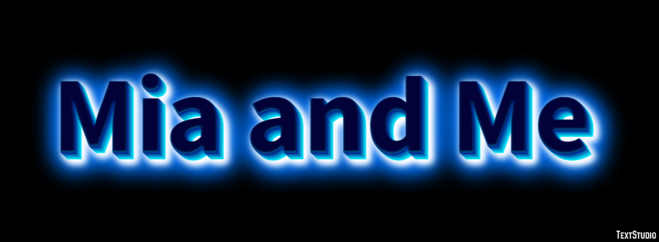 Mia and Me Text effect