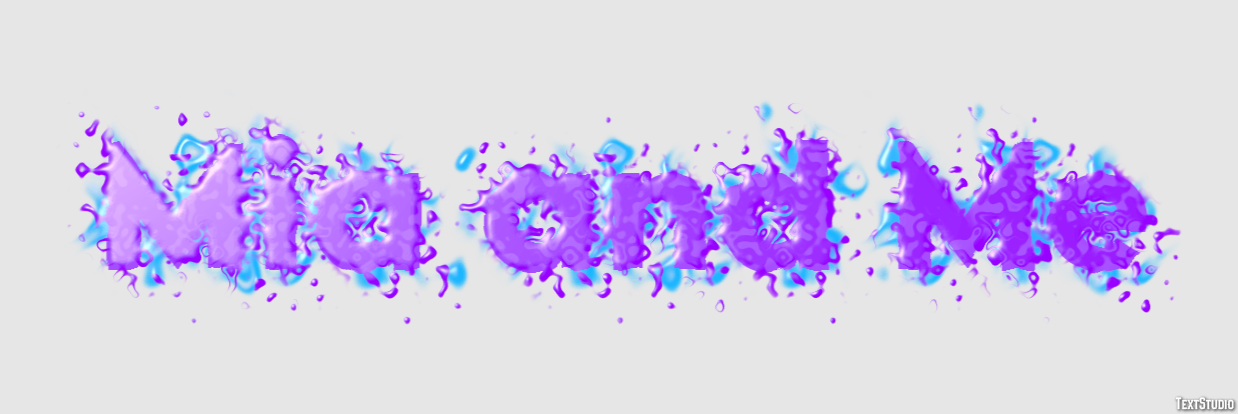 Mia and Me Text effect