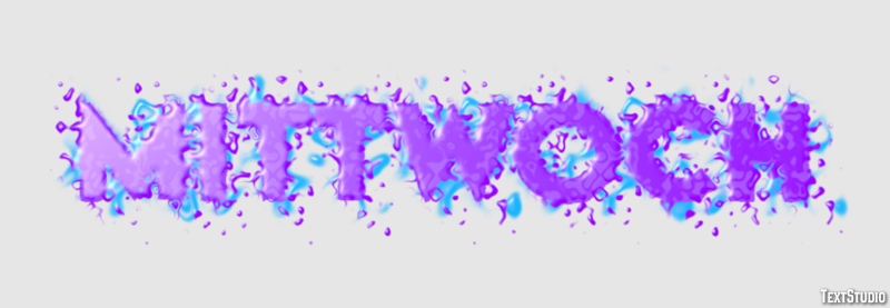 Mittwoch Efeito de texto