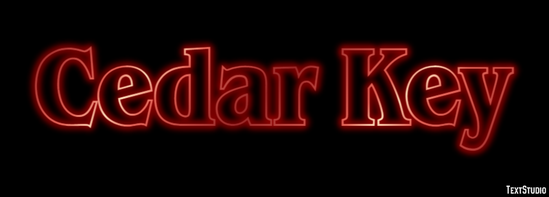 Cedar Key Efekt tekstowy