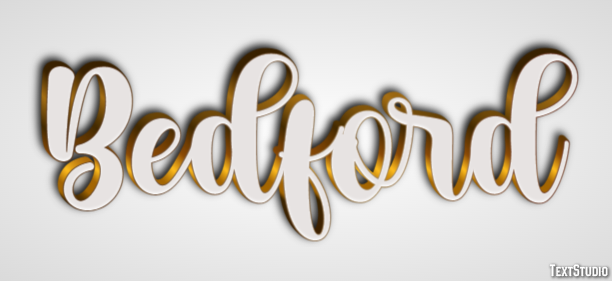 Bedford Text Effect