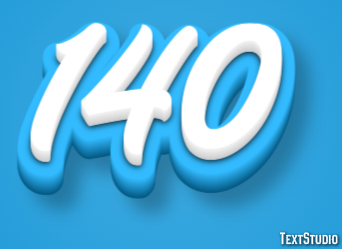 140 Text Effect