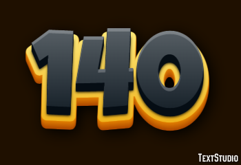 140 Text Effect
