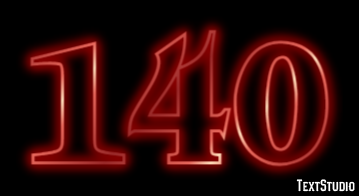 140 Text Effect