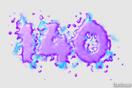 140 Text Effect