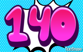 140 Text Effect