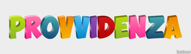 Provvidenza Text Effect
