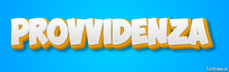 Provvidenza Text Effect