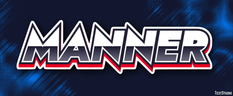 Manner Text Effect