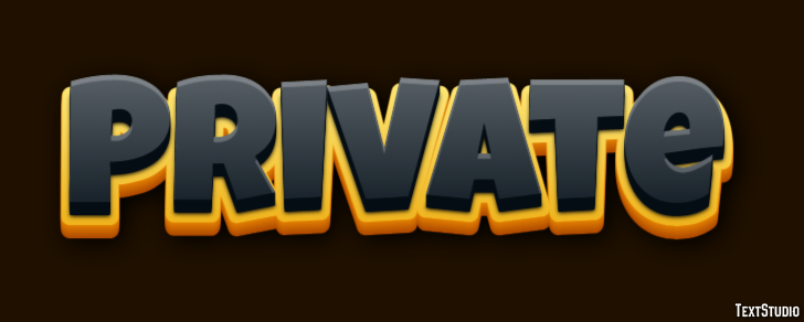 Private Text Effect
