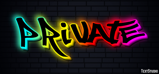 Private テキスト効果