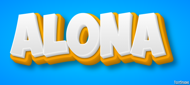 Alona Text Effect