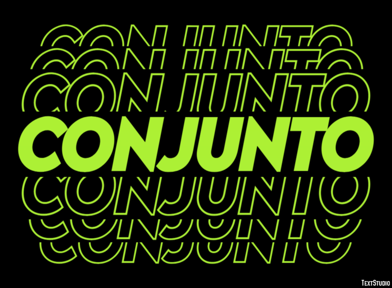Conjunto Texteffekt