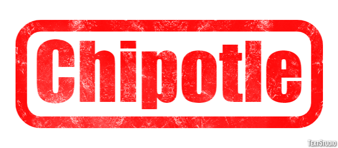 Chipotle Effetto testo