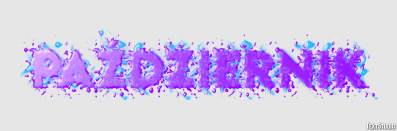 Październik Efeito de texto