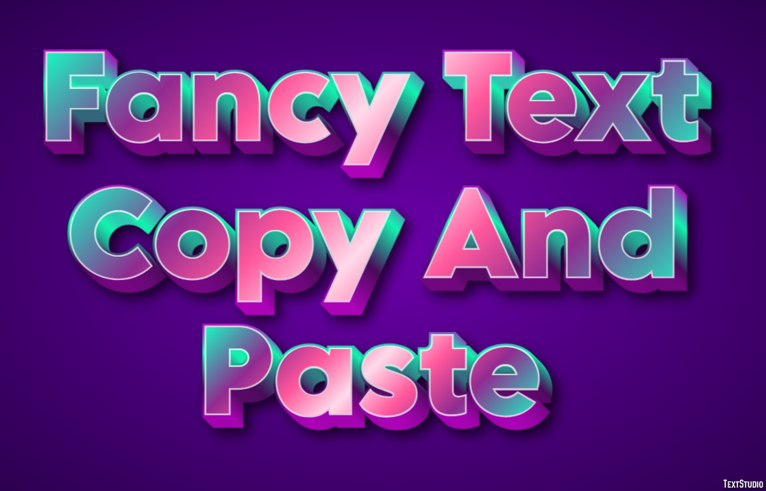 Fancy Text Copy And Paste Tekst Effect