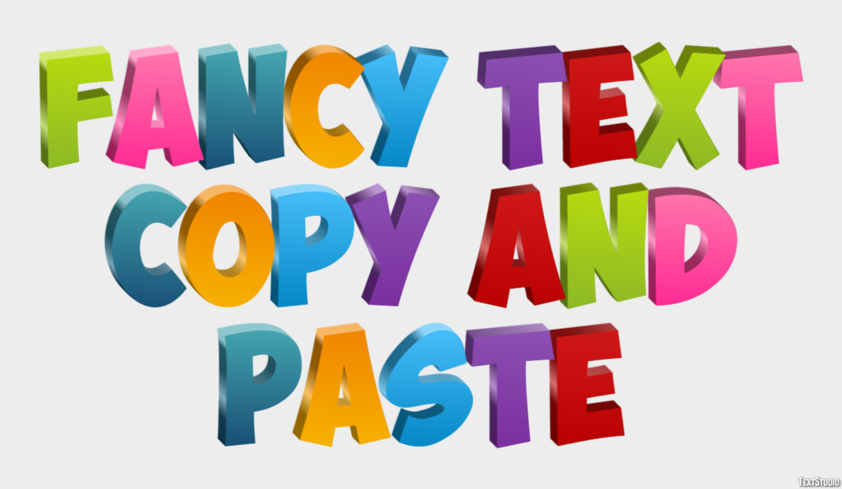 Fancy Text Copy And Paste Tekst Effect