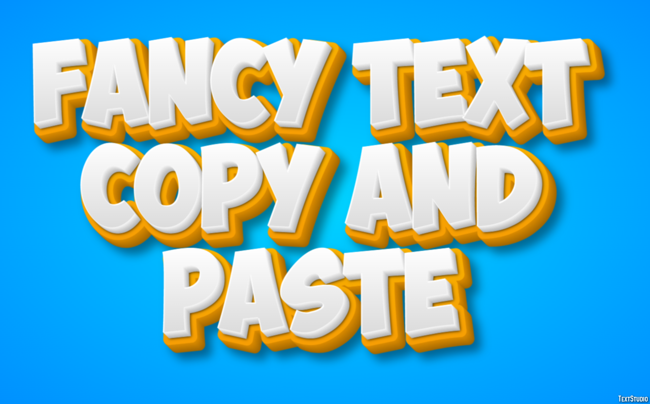 Fancy Text Copy And Paste Tekst Effect
