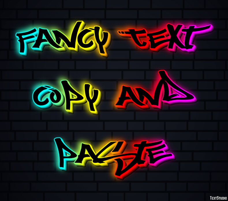 Fancy Text Copy And Paste Tekst Effect