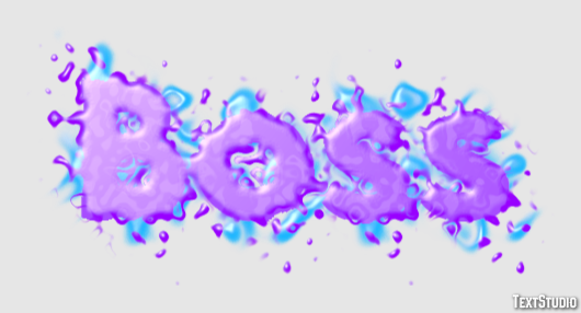 Boss Text effect