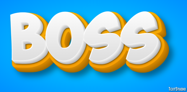 Boss Text Effect