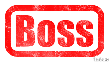 Boss Text Effect