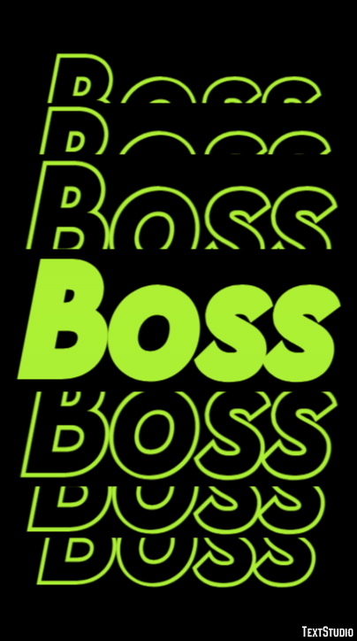 Boss Text Effect