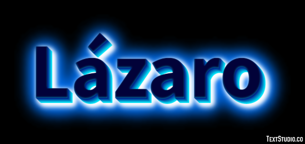 Lázaro Efecto de Texto